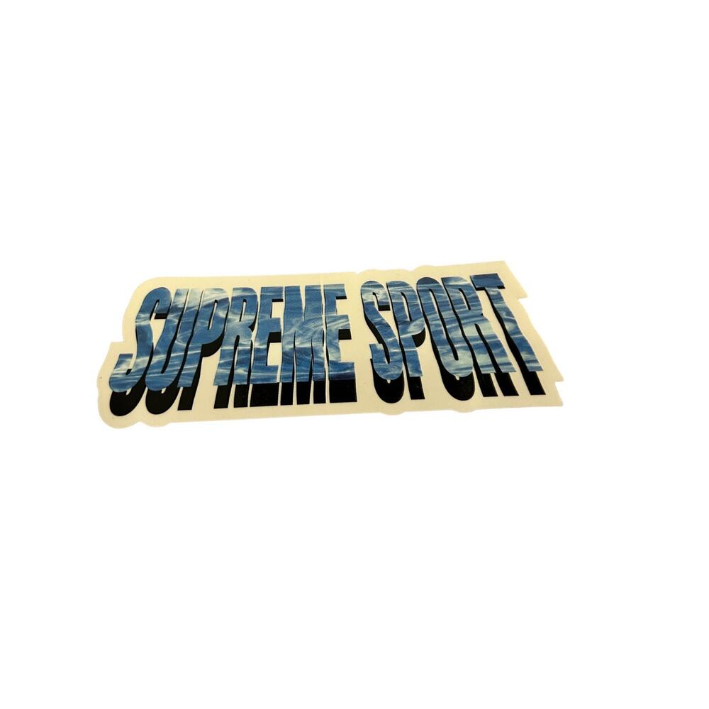 Supreme Sport Sticker SS14 Blue Ocean Graphic Authentic
